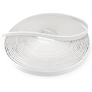 InstaTrim The Original Flexible Trim - 50ft White 1/2" Wide Caulk Tape - Adhesive Trim with Many Uses Including Caulking for Bathtubs, Sinks, Counters, Tile, Floors - Made in USA