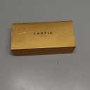 CARFIA Retro Acetate Polarized Sunglasses for Men UV400 Protection Hand-Crafted Frame Sun Glasses CA5285L (2-1. Striped Frame Green Lenses)