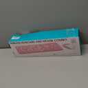 Wireless Keyboard and Mouse Combo, Retro Typewriter Keyboard with Round Keycaps, 2.4GHz USB Cute Wireless Keyboard Mouse for Computer, Desktop, Laptop (Milk Tea Colorful)