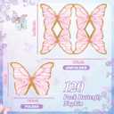 MotiMind 120 Pcs Butterfly Paper Napkins Bulk Disposable Cocktail Paper Napkins Dinner Table Disposable Guest Napkin for Butterfly Party, Baby Shower Wedding Birthday Party Supplies