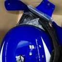 Youth Dirt Bike Helmet DOT Certified - Full Face Motorcycle Helmet for Off-Road, ATV, Street Riding, Includes Adjustable Goggles & Protective Gloves (Medium, BLUE)