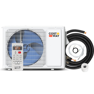 12000BTU Mini Split Air Conditioner& Heater, 20 SEER2 115V Wall-Mounted Ductless AC Unit Cools Rooms up to 750 Sq. Ft, Energy Efficient Inverter AC with Heat Pump (Blast Series), Outside Unit Only