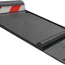 Croc Liner Garage Indoor/Outdoor Parking Guide Mat, Heavy Duty Wheel Stoppers, for Trucks & Vehicles, Anti-Skid Grips, Reflective Stripes (Set of 2)