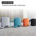 Sony SRS-XB100 Wireless Bluetooth Portable Lightweight Super-Compact Travel Speaker, Durable IP67 Waterproof & Dustproof Shower Speaker, 16 Hour Battery, Versatile Strap, & Hands-free Calling, Orange