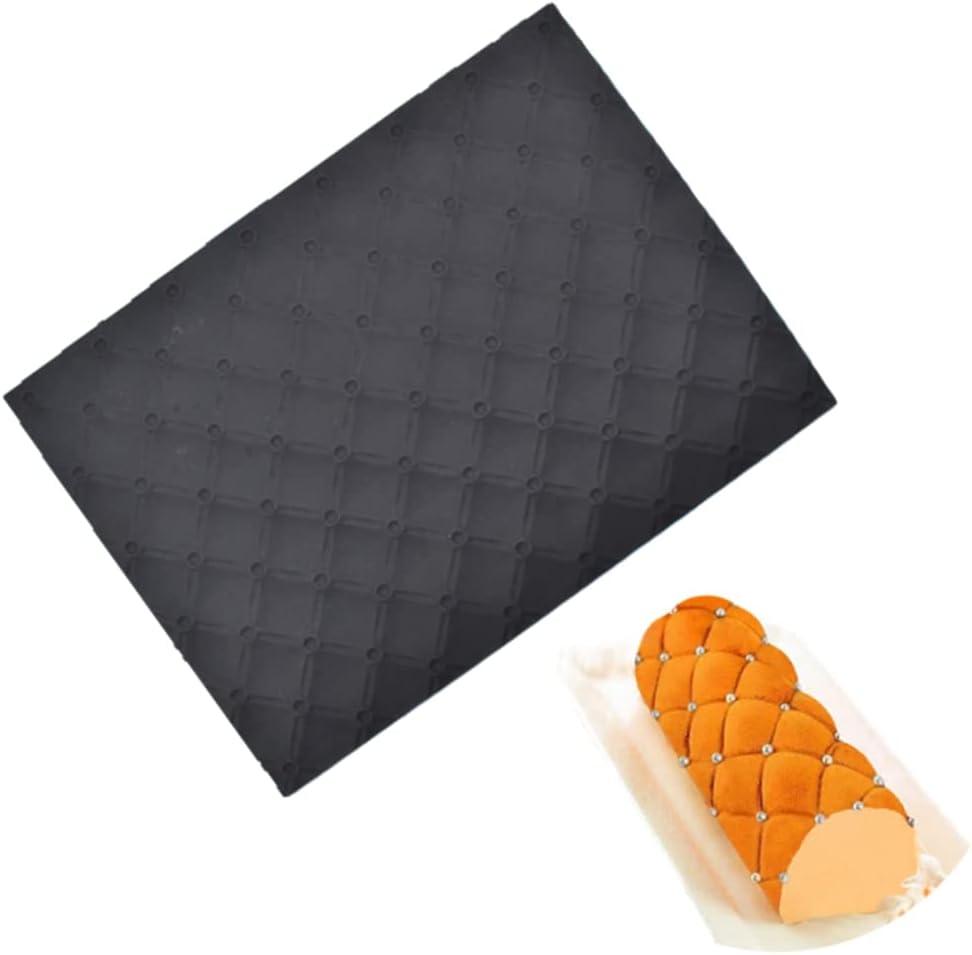 Mousse Silicone Mat Mousse Roll Swiss Roll Texture Mat Plaid Lace Fondant Mat Pastry Baking Resin Mold Cake Decorating