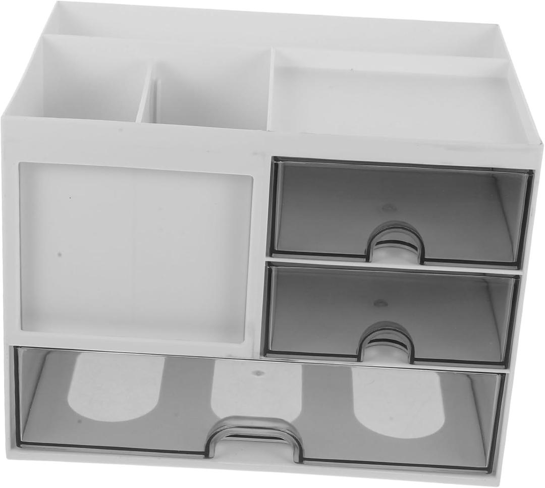 Desktop Organizer Box with Multi Functional Storage for Home Office Classroom and Wear Resistant Design for Files Documents and Sundries