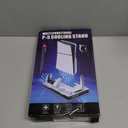 PS5 Pro/Slim/Ps5 Stand and Cooling Station with Controller Charging Station for Playsation 5 Disc Digital Consoles, PS5 Accessories Incl. 3 Levels Cooling Fan, 3 USB Hub, Headset Holder, Media Slot