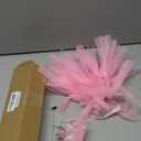 Dog Birthday Outfit Pink Tutu Dogs Birthday Party Supplies Dog Birthday Hat Necklace and Bowtie Hairpin for Dogs (16-23 inch Wrist)