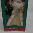 Kurt Adler 12-Inch CUL Fiber Optic LED Santa Treetop