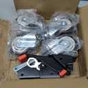 SPACEKEEPER Workbench Casters Kit 880 Lbs - 3 Inch Heavy Duty Retractable Caster Designed for Workbenches Machinery & Tables, 4 Pack