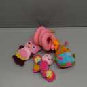 Jollybaby Crib Stroller Car Seat Toys for Baby 0-3-6-9-12 Months, Tummy Time Hanging Sensory Toys for Newborn with Music Box and Teether, Spiral Carseat Toy for Infant Boys Girls Gifts (13-Pink)