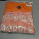 AOBUTE Womens Christmas Long Sleeve Sweatshirts Xmas Printed Casual Tops (Orange, XXL)