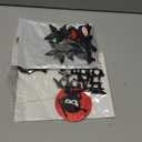 Wonderjune 9 Pcs Ninja Happy Birthday Cake Toppers Black Red Glitter for Ninja Theme Birthday Party Karate Kung Fu Warriors Cake Decorations Supplies