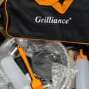 27pcs Griddle Accessories Kit for Blackstone, Professional Hibachi Flat Top Grill Tools, Enlarged Spatula Gift Set with Basting CoverBurger Press Patty Maker for Outdoor BBQ Teppanyaki