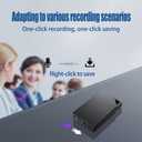 Digital Voice Recorder with 64GB Memory, USB Charging, Voice Activated Recorder, Mini Small Square Voice Recorder Voice Recorder, Meetings, Lectures and Interviews1 * 0.8 * 0.2