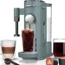 Ninja Pods & Grounds Specialty Single-Serve Coffee Maker, K-Cup Pod Compatible, Built-In Milk Frother, 6-oz. Cup to 24-oz. Travel Mug Sizes, Iced Coffee Maker, 1550 watts, Sage Green, PB051SG