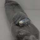 LE SURE Donut Dog Bed Medium Size Dog - Round Cat Beds for Indoor Calming Pet with Washable Cover, Cute Modern Puppy Beds with Jacquard Shaggy Plush & Anti Slip Bottom, 30 Inch, Blue (Cozy Clouds Blue)