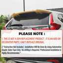 MUTUSAISI Rear Spoiler Roof Wing Fit for Honda CRV/CR-V 2017-2022 EX/EX-L/LX/Touring Top Wing Lip Exterior Accessories (Gloss Black)