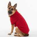 Thick Knit Dog Sweater, Warm Turtleneck Pullover Winter Sweaters for Small, Medium & Large Dogs, Cute Knitted Pet Clothes for Puppy, Holiday Costume for Boy & Girl Doggy, Boxer Outfit,Red XXL