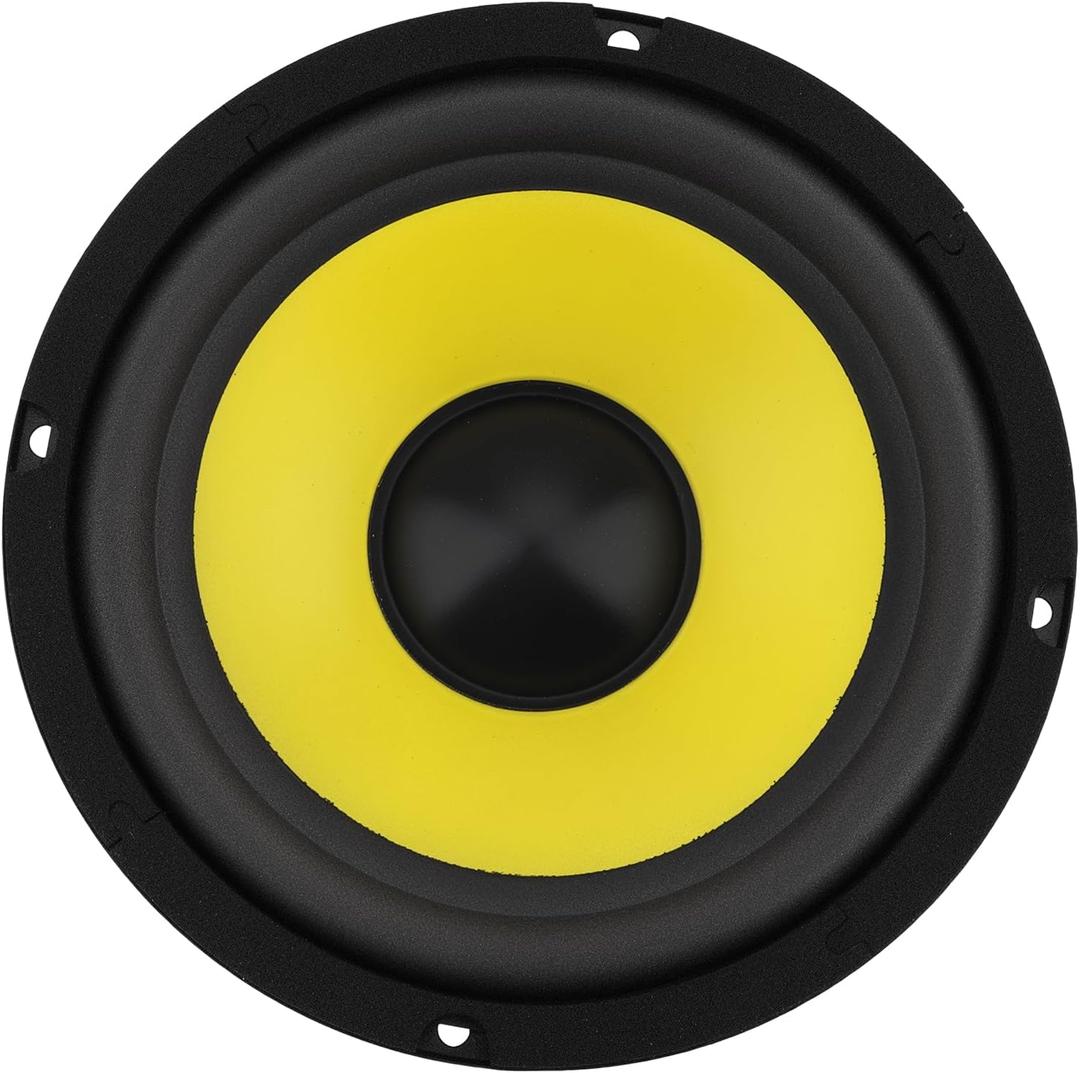 6 Inch Bass Loudspeaker Woofer Speaker, Car Speakers Wide Frequency Response Car Audio Stereo Speaker for Car Audio/Home Theaters