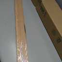 M-D Building Products 11924 3 in. x 3/8 in. x 36 in. Natural Hardwood Flat-Profile Threshold for Doorways
