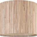GOSO 13" Straw Boho Lamp Shade for Table Lamps Floor Lamp,Medium Yellow Lampshades Replacement-13" Top x 13" Bottom x 10" HighSpider) Drum Lamp Shades Modern for Living Room,Assembly Required