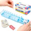 Double Tapes Dispenser 18 Tape Strips in Second Elegant Packaging for Unique Valentines Day Gifts for Her Him Women Men Adults Cutter Tools Effortless Compact Craft Paper