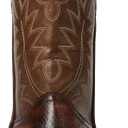 SaraIris Mens Brown Cowboy Western Working Round Toe Pull On Cowgirl Boots (Brown)