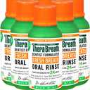 TheraBreath Fresh Breath Dentist Formulated Oral Rinse, Mild Mint, 3 Fl Oz (Pack of 6)