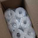 Hollowfly 6 Pack Jumbo Pool Noodles Swimming Floating Foam Tube Extra Large Hollow Bright Swimming Pool Noodles Bulk Heavy Duty for Adults(White,55 x 3.5 Inch)