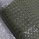 Sage Green Hotel Shower Curtain - 230GSM Waffle Textured Heavy Duty Thick Fabric Shower Curtains for Bathroom, 71W x 74H (71"W x 74"L (Pack of 1))