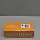 MANDIOO Pack of 2 Soft Chenille Textured Throw Pillow Covers Square Accent Solid Decorative Cushion Cover Cozy Farmhouse Pillow Case for Couch Sofa Bed Living Room 20x20 Inch Coffee