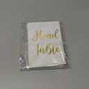 Woodamore Gold Wedding Table Numbers 1-10, Gold Table Numbers For Wedding Reception Decorations, Tables Number Cards 1-10 With Head, Paper Tables Markers For Restaurant, Events