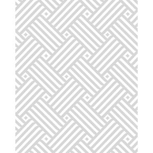 Cohoo Home Modern Peel and Stick Wallpaper Boho Contact Paper for Cabinets and Drawers Geometric Wall Paper Pink White Removable Self Adhesive Wallpaper for Bedroom Bathroom Waterproof 17.3inW 393inL