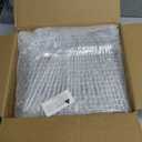 SUT 200Pcs Plastic Silverware,Plastic Spoons and Forks, Disposable Silverware,Silver Plastic Silverware, Disposable Forks and Spoons, Includes 100 forks, 100 spoons for Party, Birthday, Wedding