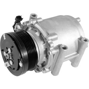 AC Compressor Fit for for 2003-2004 Expedition 4.6L, 2003-2006 Expedition 5.4L, 2003-2006 Navigator 5.4L, Air Condition Compressor with Clutch Replace for 5W1Z19V703AA, 6511483, YCC168