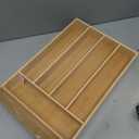 Besilord Silverware Organizer Kitchen Drawer Organizer Utensil Organizer Bamboo Silverware Holder Cutlery Organizer in Drawer Flatware Organizer Tray(5 slots, Natural