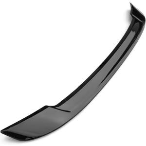 IKON MOTORSPRTS, Trunk Spoiler Compatible with 2023-2025 Honda Accord 11th Generation, Factory Style Rear Boot Deck Lid Wing Gloss Black ABS Plastic Tail Decor Lip