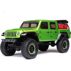 Axial RC Truck SCX24 Jeep Gladiator 4 Wheel Drive Rock Crawler Brushed RTR Nothing Needed to Complete Ready-to-Run Green AXI00005V2T3, Remote Control Car, RC Car, RC Crawler