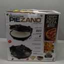 PIEZANO Crispy Crust Pizza Oven by Granitestone  12 Inch Electric Pizza Oven Indoor Countertop Maker with Ceramic Stone Heats up to 800F for Stone Baked Pizzeria Style at Home As Seen on TV Products