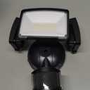 Philips 72W 7400LM LED Security Lights w/PIR Motion Sensor Outdoor, 5000K Daylight Dusk to Dawn Aluminum Flood Light, 3 Adjustable Heads, Waterproof for Garage, Yard, Porch (Black)