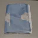 Blue Sky White Cloud Repeat Photography Backdrop Newborn Baby Shower Backdrops Cartoon Boy Story Party Decorations Photo Background Studio Props Boy Girls Birthday Banner Cake Table Decor 8x6ft Vinyl