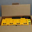 4-Ports Rapid Charger Replacement for Dewalt 12v 20v Max Battery Charger Station DCB104, Compatible with Dewalt 12V 20V Max Lithium Battery DCB120 DCB127 DCB200 DCB206