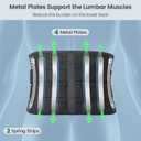 Back Brace for Lower Back Pain Relief - Lumbar Support Belt for Men Women Breathable Back Support Brace for Scoliosis Herniated Disc Sciatica, Size S (Waist: 24.8"-32.3")