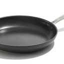 OXO Good Grips Pro Hard Anodized PFAS-Free Nonstick 30cm Frying Pan Skillet, Dishwasher Safe, Oven Safe, Stainless Steel Handle, Black
