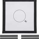 SoloWilder Stove Jack Kit for Tent Highly Flame-Retardant DIY Stove Jack for Hot Tent 9.4" x 9.4"