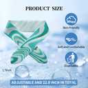 Instant Cooling Scarf Anywhere, Disposable Neck Wrap for Hot Weather, On-The-Go Relief for Beach Days, Commuting, Hiking & Camping,Comfort-Fit Ice Pack,Cooling Patch (30 Pack Sealed)
