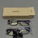 Gaoye 2-Pack of Reading Glasses +0.5 - Blue-Light Filter, UV Protection - Readers with Rectangle Frames