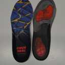 CRUVHEAL Work Orthotic Insoles - Anti Fatigue Medium Arch Support Shoe Insert Men Women - Plantar Fasciitis Flat Feet - Relieve Foot Pain - Work Boot Insoles Standing All Day (XL, Blue) (XL(Men 11-13.5||Women 12-14.5))