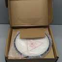 Umite Chef 6QT Enameled Cast Iron Dutch Oven with Lid, Versatile Heavy-Duty Cookware Pot for Baking Bread, Braising, Soups & Stews, Oven & Stovetop Safe with Heat Resistant GlovesCream White